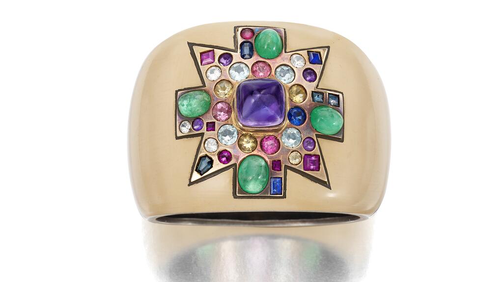Maltese cross cuff by Verdura for Chanel