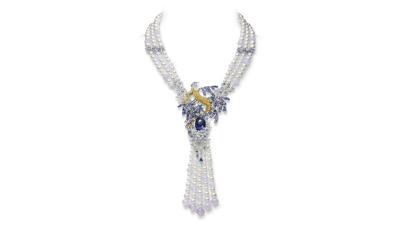 Mikimoto Praise to the Sea leafy seadragon necklace