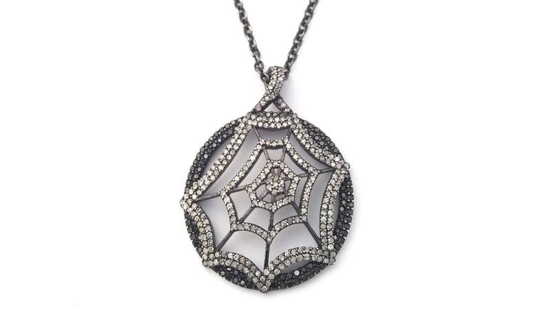 Norma Wellington Designs web necklace
