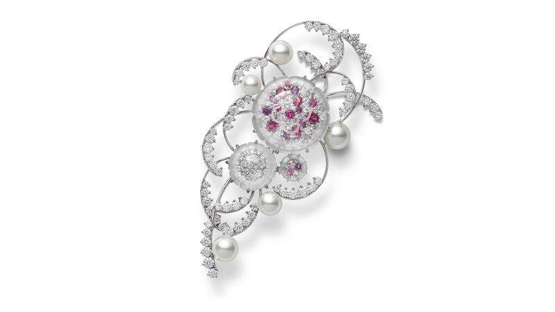 Mikimoto Praise to the Sea Amakusa Jellyfish Brooch