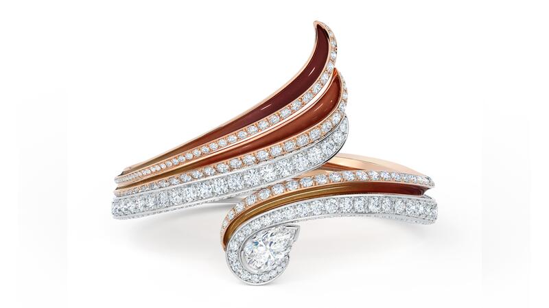 De Beers high jewelry Metamorphosis diamond collar