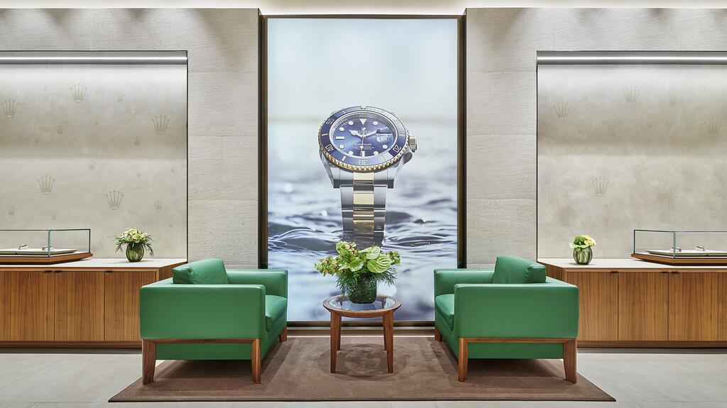 Rolex section Razny Jewelers downtown Chicago