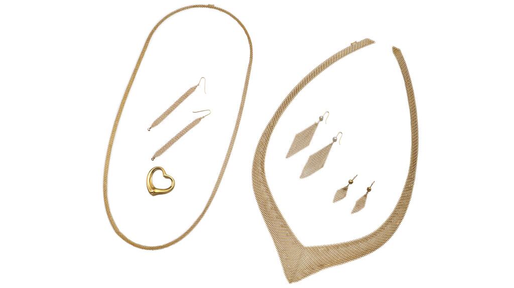 Gold Elsa Peretti for Tiffany & Co. jewelry