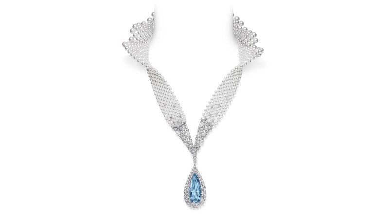 Mikimoto Praise to the Sea water’s surface necklace