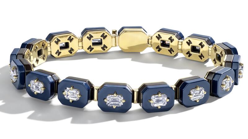 Minty Diamonds tennis bracelet