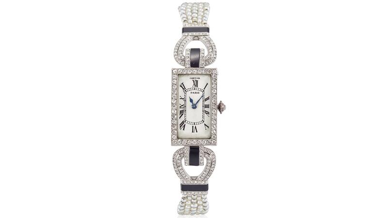 Barbara Walters Cartier Art Deco watch