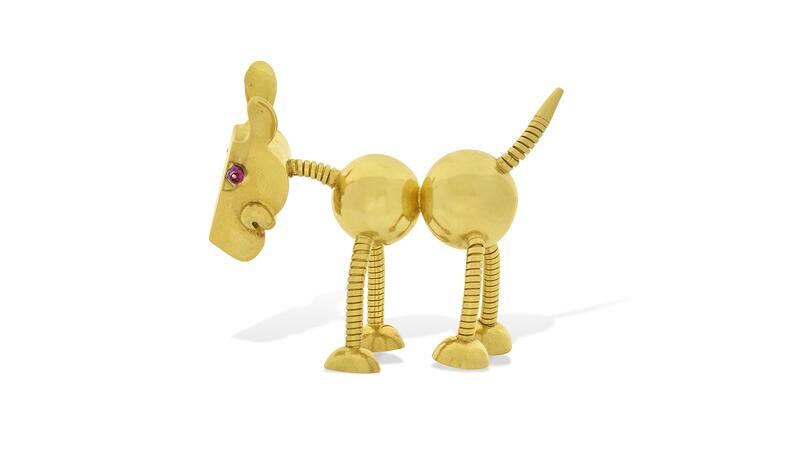 Boucheron dog brooch 1947