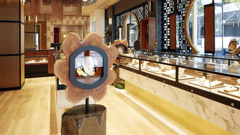 Interior of the new Ben Bridge flagship store