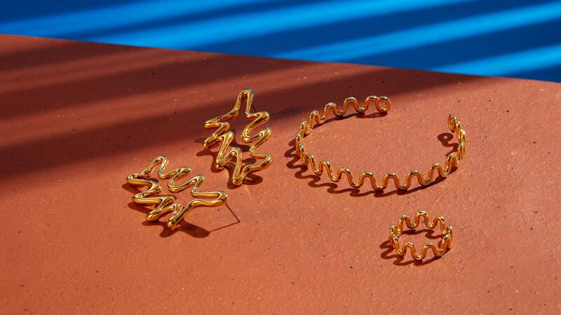 Jam + Rico Claire’s squiggle jewelry