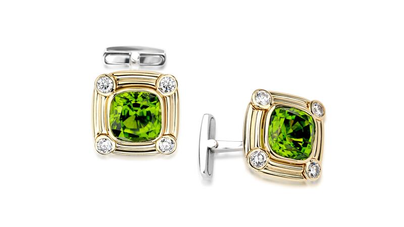 Picchiotti peridot cufflinks