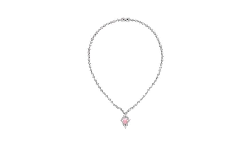 Mikimoto conch and Akoya cultured pearl necklace