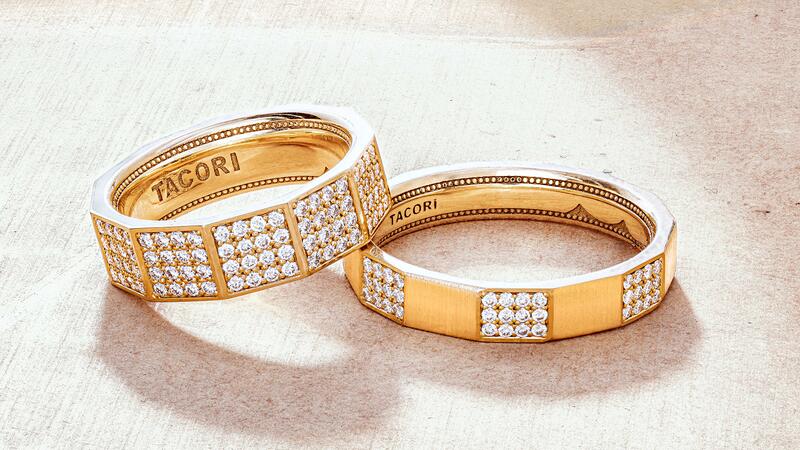 Tacori Couples faceted bands