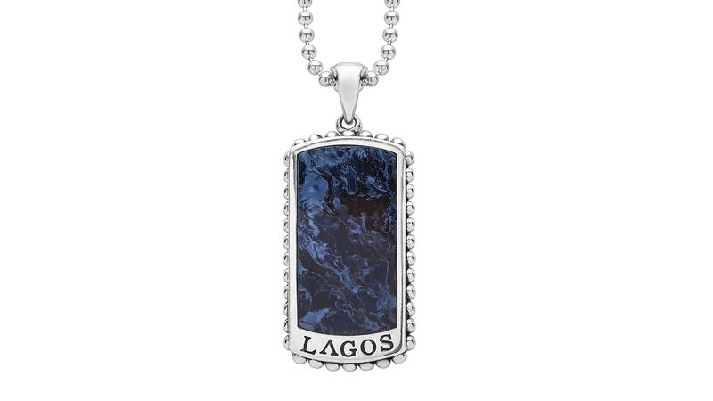 Lagos Anthem pietersite necklace for men