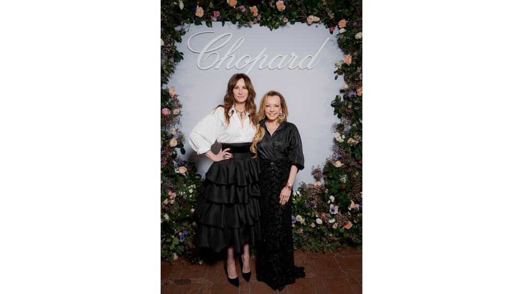 Julia Roberts and Caroline Scheufele