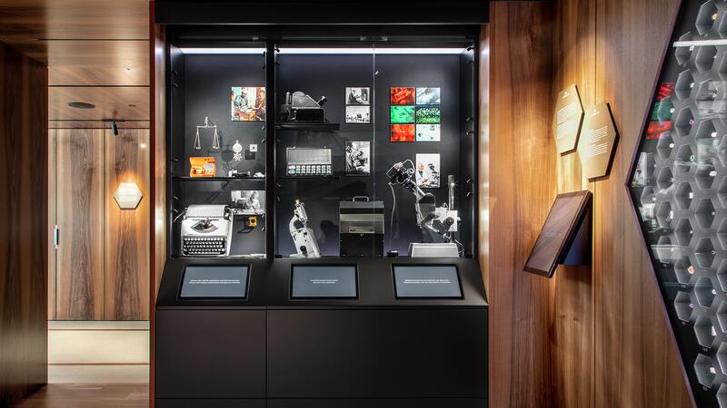 Eduard Josef Gübelin exhibit at the Gübelin Gem Museum